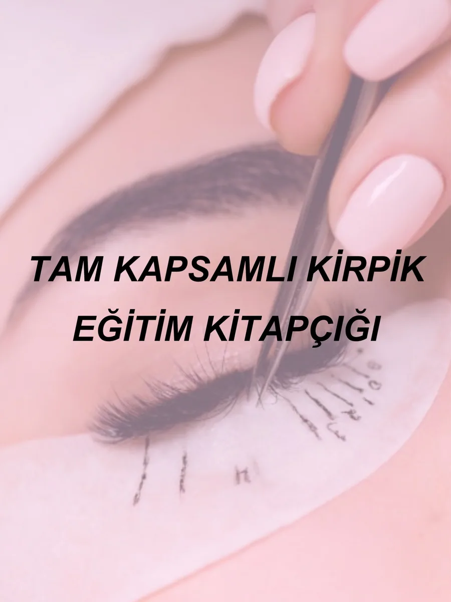 Kirpik Uzatma Eğitim Kitabı kapağı