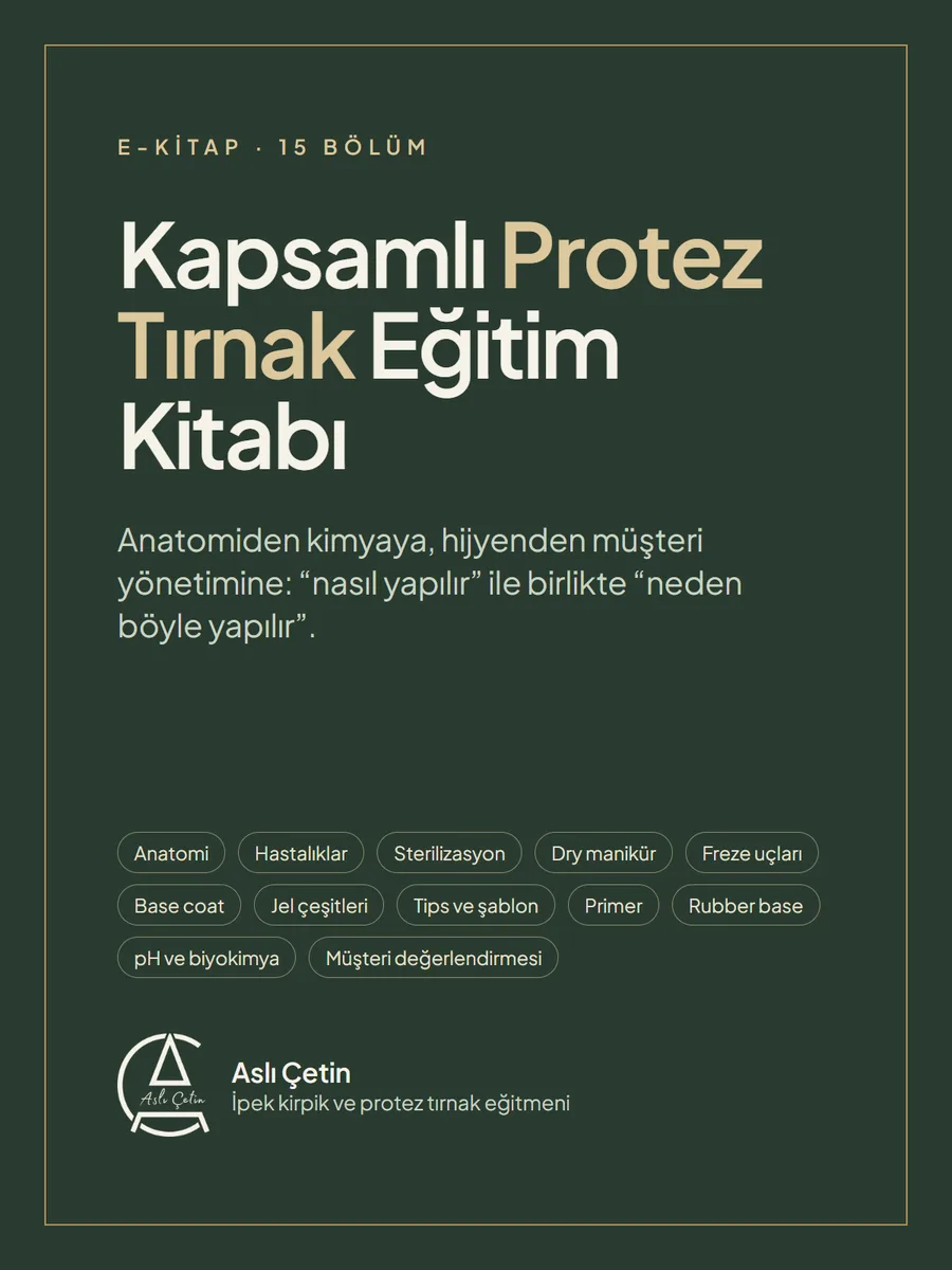 Kapsamlı Protez Tırnak Eğitim Kitabı kapağı